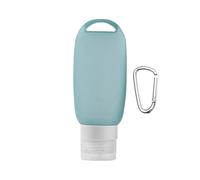 Silicone Travel Bottle - 90ml Refillable Squeeze Tube Container | Leak Resistant Soft Silicone Travel Bottle With Carabiner Usage For Pet Feeding Outdoor Adventure Carry Scenario