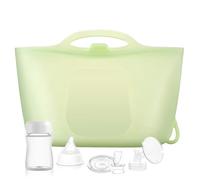 Silicone Travel Bottle Sterilizer Bags | 2000ml Microwave Steam Sterilizer Bags for Baby Bottles, Breast Pump and Pacifiers, Steam Sterilizer Bags