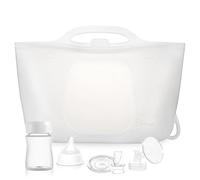 Silicone Travel Bottle Sterilizer Bags | 2000ml Microwave Steam Sterilizer Bags for Baby Bottles, Breast Pump and Pacifiers, Steam Sterilizer Bags