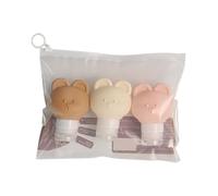 Silicone Travel Bottles For Toiletries Leak Proof Refillable Liquid Container For Shampoo Cream Conditioner Body Care