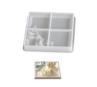 Silicone Tray Mold Silicone Jewelry Plate Moulds Suitable for Hand-Making Stylish Coasters and Decorative Serving Trays Craft Cup Mat Moulds