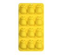 Silicone Tray Strawberry/Pineapple Shaped Ice Mold Easy Release Silicone for Cocktails Beverages