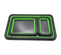 Silicone Trays Storage Box Folding Rectangular Screw Holder for Small Part Mechanics Enthusiasts Hardware Storage Solution