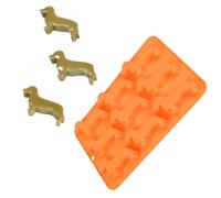 Silicone Treat Molds, 9 Dachshund Cavities, Chocolate Creation | Delicate Dachshund Chocolates, 9 Cavity Animal Shape Treat, Silicone Treat Molds for Baking