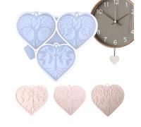 Silicone Tree Mold - Silicone, Heart Shaped Non-Stick Mold Food-Grade | Reusable Soft Resin And Baking Molds Versatile Crafting Tool For Kitchen, Living Room, Bedroom, Doors, Walls, Craft Projects