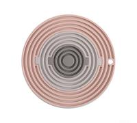 Silicone Trivets Set Thick Heatproof Mats Non Slip Coasters for Pots and Pans Kitchen Counter Protector 20x20cm(F2)