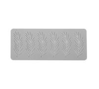 Silicone Tropical Leaf Embossing Fondant Mold with 6 Cavities | Non-stick Flexible Design for Candy Crafting, Resin Charms, Soap Art, Fall Desserts