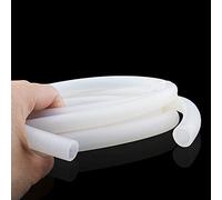 Silicone Tube, 2x4mm-8x14mm ID OD, 1M, White, 1pcs, Soft Flexible, Good Elasticity, for Ponds Gardens Sealing(8x11mm)