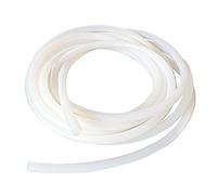 Silicone Tube, 2x4mm-8x14mm ID OD, 1M, White, 1pcs, Soft Flexible, Good Elasticity, for Ponds Gardens Sealing(4x10mm)