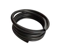 Silicone Tube, Length 6.56Ft Outer Diameter 17/18mm Black Air Hose Water Pipe for Pump Drain Valve Transfer(13x17)