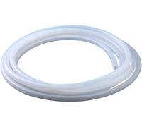 Silicone Tube, Rubber Tubing Air Hose Industrial White Elastic Transparent Easy to See The Liquid Flowing Inside Does Not Change Color Length 5M/16.4Ft(5 * 7mm)