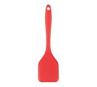 Silicone Turner for Nonstick Pans, Slotted Spatula for Flipping Fish and Omelettes, Kitchen Cooking Utensil(Red)