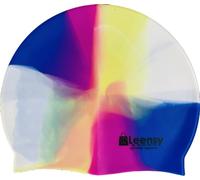 Silicone Unisex Swimming Cap, Swimming Cap Women and Men, Swimming Cap with Reinforced Edge, Soft and Resistant Cap (Yellow + white + pink + royal)