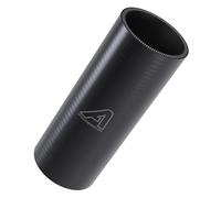 Silicone Universal Coolant Coupler Hose Pipe Black 45mm (1 3/4") ID x 350mm Long