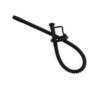 Silicone Urethra Dilator with 2 Cock Rings Hollow Urethral Catheter Thread Penis Plug Stimulator Dilators for Prostate Massage Erotic Sounding Sex Toy Men(M)