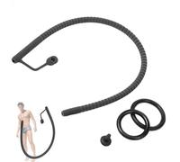 Silicone Urethral Catheter Plug for Men - Flexible Masturbation Rod, Smooth Touch Dilator, Urethral Stretcher & Sounds, Penis Plug Alternative Sex Toy for Adults (Diameter 0.35 in)