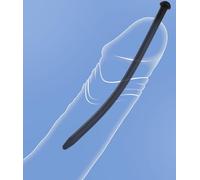 Silicone Urethral Plug Sex Toy Sound Device Trainer Sex Toy Male Urethral Stimulation Solid Penis Plug Men's Urethral Toy Urethral Trainer Kit (Smooth 11.5Mm)