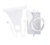 Silicone Urine Bag for Men Women Elderly Reusable Urinal Collector Spill Proof Urine Container Storage Bag Set Pee Holder for Incontinence Urinary Catheter Collector for Paralyzed,Disabled