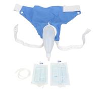 Silicone Urine Connection Urine Bag for Men, Portable 1000 ml 2000 ml with Backflow Valve & Urine Catheter Channel, for Elderly Patients Urinary Incontinence Bedridden Patients on the Go