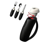 Silicone Utensil Holders for Hand Tremors Patients Easy Install in 3Seconds Dishwasher Safe Hand Shake Assistive Dining Tool