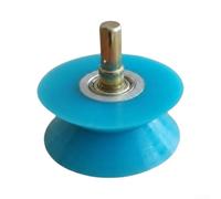 Silicone V-Groove Pressure Roller 10mm Shaft