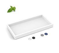 Silicone Vanity Tray, Durable Rectangle Shatterproof Bathroom Tray - Small 7.8 * 3.9 in