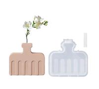 Silicone Vase Mold Easy Demolding Craft Molds Geometric Crafting Moulds for Unique Hand-Making Simple Vase Crafting Silicone Mold