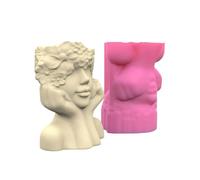 Silicone Vase Planter Molds Artistic Human Figure Shape Crafting Art Figure for Flower Mold