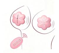 Silicone Vibrating Nipple Clamps for Women, Adjustable Lightweight Nipple Toys with 10 Vibration Modes, Invisible Design Rechargeable Vibrator for Couples (Pink)