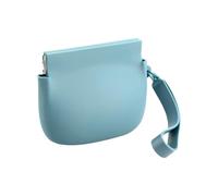 Silicone Wallet, Small Storage Bag, Waterproof Multiple Purpose Portable Wired Earbud Case 10 x 8 cm/3.94 x 3.15 inches Coin Holder Travel Accessory for Women and Men, blue, riferimento alla