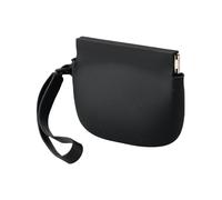 Silicone Wallet - Squeeze Silicone Wallet 10.5x8cm, Earphone with Portable Cable, Lipstick Cosmetic Accessories Organizer | Women Coin, Small Items, Black, Please refer to the description, Please