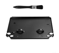 Silicone Waste Mat for BambuLab X1C P1S Filament 385 x 299 mm Silicone Mat with Handle for 3D Printer Anti-Static Filament Collection Mat for P1P X1E Black Silicone Mat with Raised Edge for