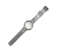 Silicone Watch Strap, Comfortable Adjustable Replacement Wristbands For Swatch X For AP Royals, Unisex(Transparent Pink)