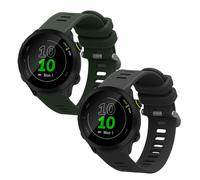 Silicone Watch Strap Set for Garmin Forerunner 55 Forerunner 165 245 645 42mm