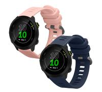 Silicone Watch Strap Set for Garmin Forerunner 55 Forerunner 165 245 645 570