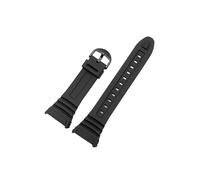 Silicone Watchband fit for Casio 3239 W-96H-1A 2A 9A Electronic Watch Dedicated Strap Black Men's Sport Waterproof Rubber Bracelet