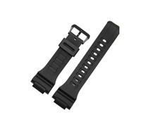 Silicone Watchband Fit For Casio AQ-S810w 800 W-735H TRT-110H AEQ-110w AE-1000W W-735H SGW-300H MRW-200H F-180WH(Black-Black)