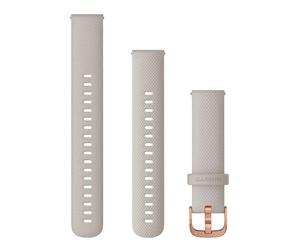 Silicone watchband Garmin Quick Release (18 mm) Beige TU
