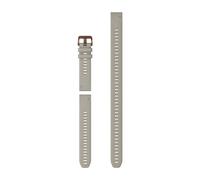 Silicone watchband Garmin QuickFit® Beige 20 mm