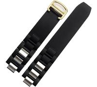 Silicone watchbands For 21st century convex waterproof watch srap accessories 20 * 10mm