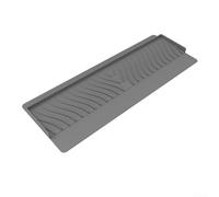 Silicone Water Barrier for Kitchen Sink Keeps Your Space Neat During Dishwashing (Grey)