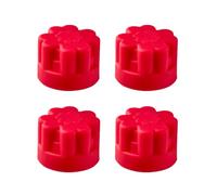 Silicone Water Bottle Openers - Small Water Bottle Top Openers - Silicone Bottle Cap Opener - Easy Bottle Opening Tool for Kitchen, Flower Shape, 4 Pcs