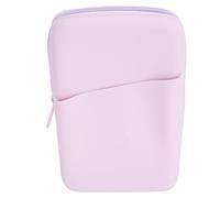 Silicone Water Bottle Pouch Adjustable Ergonomic Holder for Hiking Cycling Gym Sweat Resistant Purple