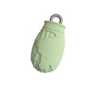 Silicone Water Bottle with Leak Proof Design for Cold, Green M | Cartoon Hot Water Bag Leak Proof Design for Cold Weather Winter Use Family Indoor Outdoor Warmth