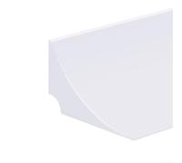 Silicone Water Stopper Strip, Flexible Shower Door Threshold & Kitchen Countertop Guard, Bendable Bath Dam Seal for Curbless Showers, Waterproof Under(white 80cm)