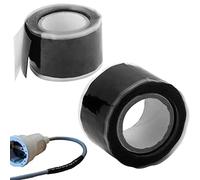 Silicone Waterproof Repair Tape Sealing Tape PVC Seal Self Adhesive Tape Pipe Hole Patch Multi-Purpose Rubber Tape Pipe Sealant Tape Pipe Sealing Repair Tape for Pipe Hose Leak 2Pcs 25mmX3m/1.5m