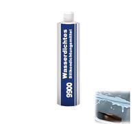 Silicone Waterproof Sealant, Aexzr All-Purpose Super-Bonding Structural sealant, 9900 Waterproof Sealant Heat Resistant Caulking for Roof & Wall Cracks (White)
