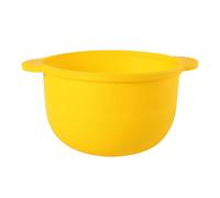 Silicone Wax Warmer Liner with Handle - Non-Stick, Easy Clean Wax Pot for Hair Removal & Waxing - Fits Most Wax Heaters, Reusable for Home & Salon Use (Yellow)