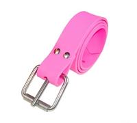 Silicone Weight Belt for Freediving and Spearfishing with Quick Release Buckle, Adjustable Length with 8 Holes, Stainless Steel Buckle Designed for Marine Environments (pink)