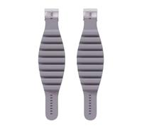 Silicone Weighted Bracelet 1 Pair 2 Lbs Wrist Weight Bracelet Silicone Adjustable Weighted Strap Universal Waterproof for Women and Man(Grey)